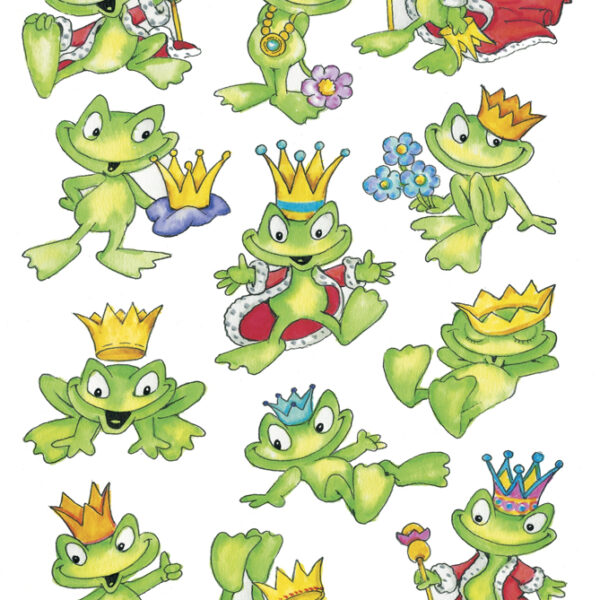 Herma stickerset 'Vorst der kikkers'