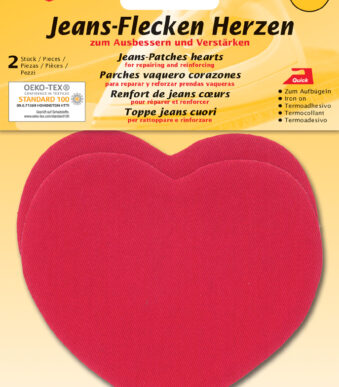 Kleiber vlekkenwisser voor jeans, 85 x 105 mm, rood