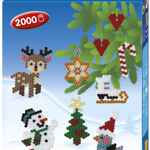 Klittenbandhobbyperlen midi 'Kerst', Geschenkverpakking