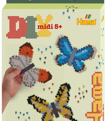 Strijkkralen midi 'Vlinders', Cadeauverpakking