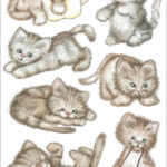 Herma Sticker Decoratie 'Grappig Katje'