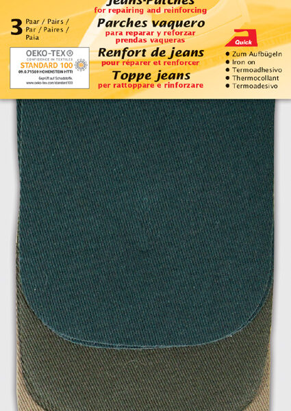 Kleiber Denim Vlekkenreiniger Mini, Assorti 2, 90 x 70 mm, Gekleurd