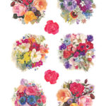 Herma Stickervellen Bloemmotieven