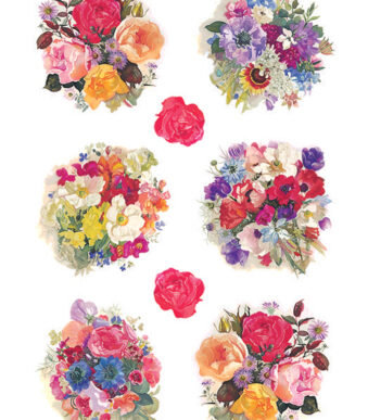 Herma Stickervellen Bloemmotieven