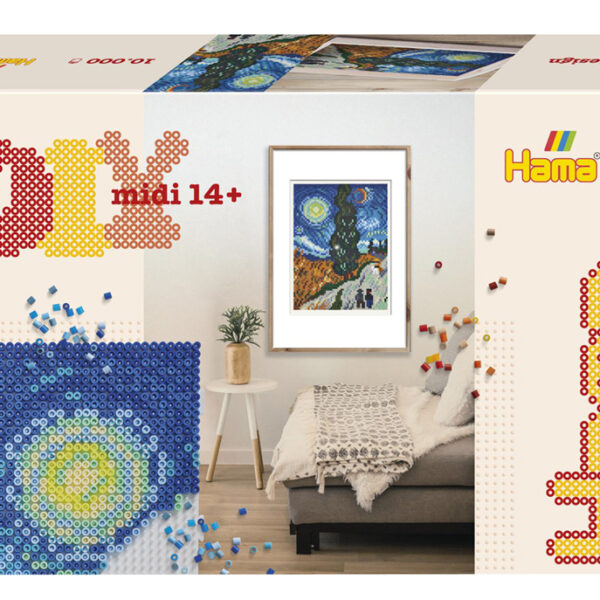 Hama Kralenadviezen midi 'Van Gogh', Cadeauverpakking