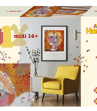 Hama strijkkralen midi kunst 'Paul Klee', cadeauverpakking