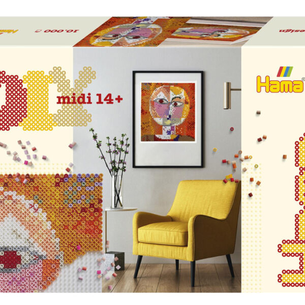 Hama strijkkralen midi kunst 'Paul Klee', cadeauverpakking