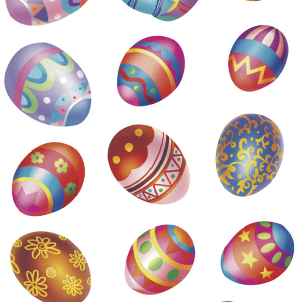 HERMA Paas-Stickers Klassiek 'Paasei', met Glitters