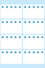 Diepvrieslabels, 26 x 40 mm, wit
