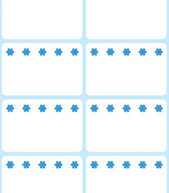 Diepvrieslabels, 26 x 40 mm, wit