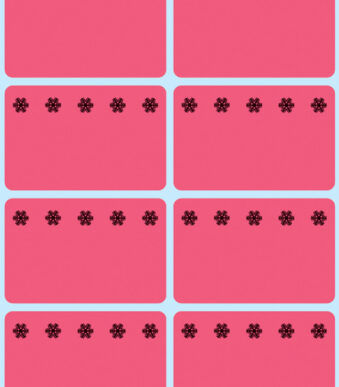 Herma diepvrieslabels, 26 x 40 mm, felrood