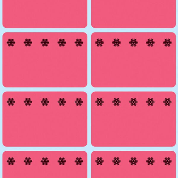 Herma diepvrieslabels, 26 x 40 mm, felrood