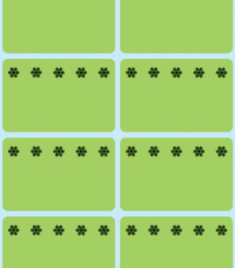 Vorstbestendige etiketten, 26 x 40 mm, lichtgroen