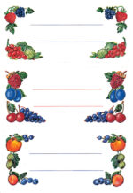 Herma huishoud-etiketten voor fruitarrangementen, 76 x 35 mm