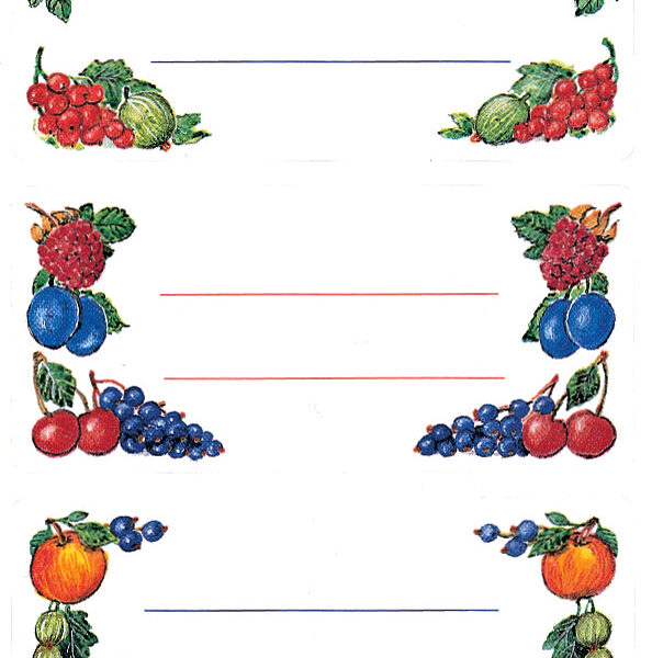 Herma huishoud-etiketten voor fruitarrangementen, 76 x 35 mm