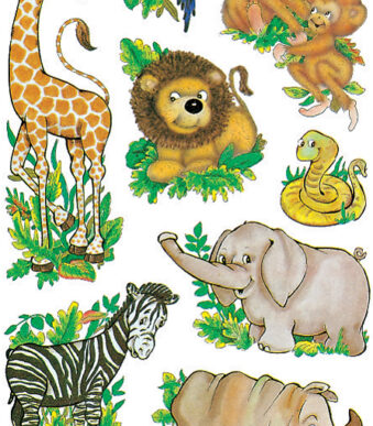 Herma Stickers Decoratie 'Jungledieren'