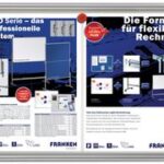 Vitrinekasten X-tralijn, 3x A4-formaat, binnenshuis