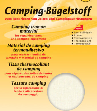 Snelle campingvouwdoek, rauw wit, 340 x 120 mm