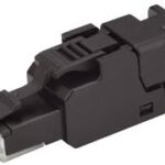 Telegärtner RJ45-connector Categorie 6A, onafgeschermd, T568A-coding.