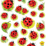 HERMA Stickers Lieveheersbeestje en Bloem