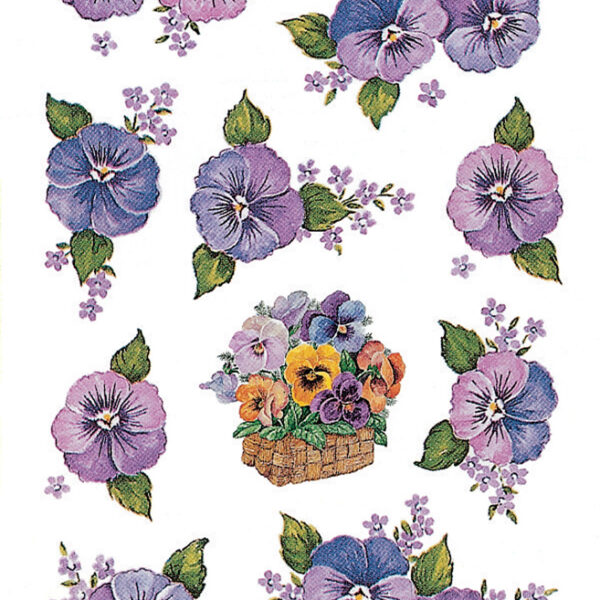 Herma Stickers Decor 'Viooltjeskopjes'