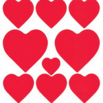 Hartjes stickervellen