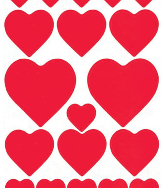 Hartjes stickervellen