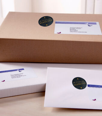 Avery Promotieetiketten 'Kerst', zwart