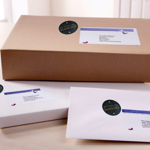 Avery Promotieetiketten 'Kerst', zwart