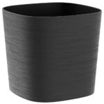 Plantenbak 'Capri', breedte: 190 mm, zwart.