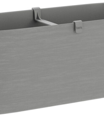 Bloembak 'Paros', breedte: 500 mm, lichtgrijs.