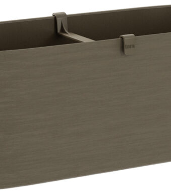 Bloembak 'Paros', breedte: 500 mm, zandkleur.