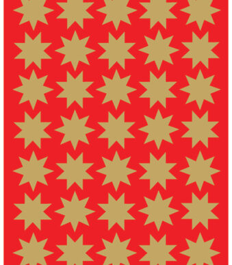 Gouden sterren decoratie-stickers van 15 mm