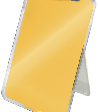 Leitz glaswerkbord cosy voor bureaus, geel