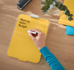 Leitz glaswerkbord cosy voor bureaus, geel