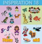 Hama Strijkkralen midi Inspiratieboekje Nr. 18