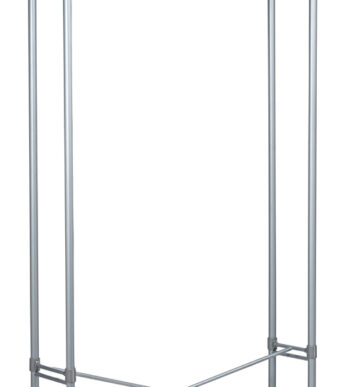 Uni-Lux Kledingrek Opvouwbaar, Metaalgrijs