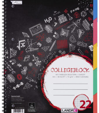 Geruit schrijfblok geruit A4