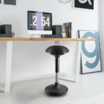 UNiLUX Zitpoef/Stahulp MOOVE, zwart