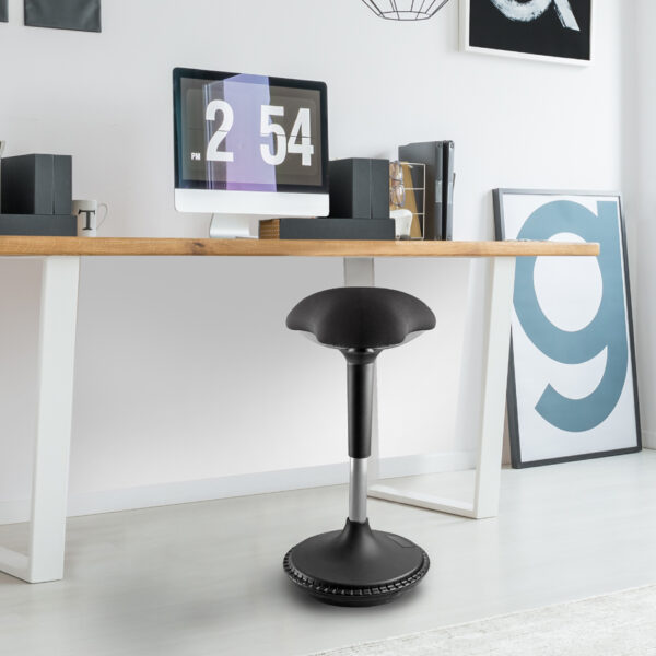 UNiLUX Zitpoef/Stahulp MOOVE, zwart