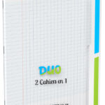 Klassieke duo-schrift, groot formaat, gelinieerd