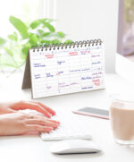 Agenda bureau-jaarplanner, ongedateerd, 240 x 140 mm