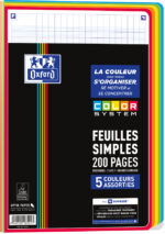 Oxford Gekleurde Gelinieerde Schriften, A4