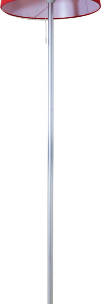 LED-vloerlamp AMBIANCE 2.0, hoogte 1,55 m, rood.
