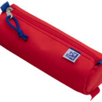 Oxford stofdoekhouder, polyester, rond, groot, rood