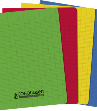 Klassiek gelijnd schrijfschrift, geassorteerde kleuren.