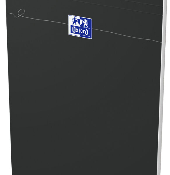 Oxford notitieblok Smart, DIN A4, geruit, 80 vel, zwart