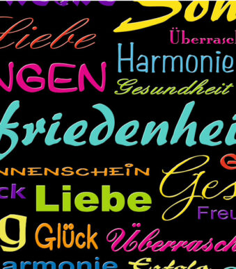 Cadeaupapier op rol 'Wensen'