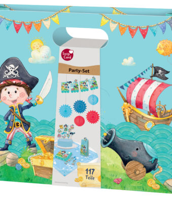 Susy Card Partyset 'Klein Piratenje', 117 stuks