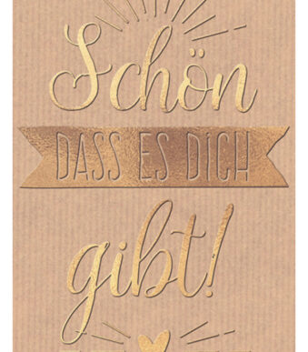 Mini-wenskaart 'Fijn dat je er bent!'